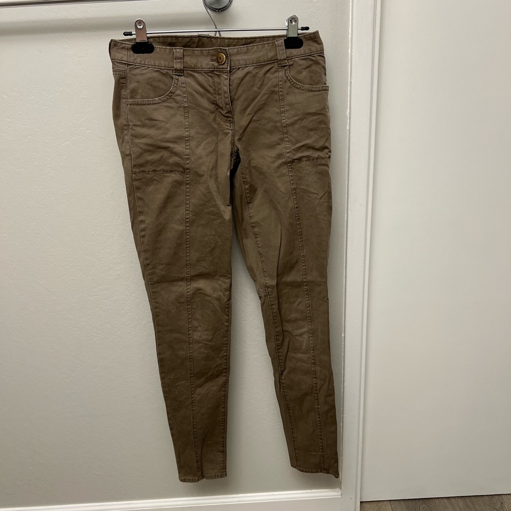 J. Crew Olive Skinny Pants